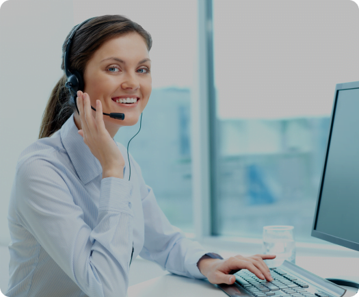 A femele professional using laptop