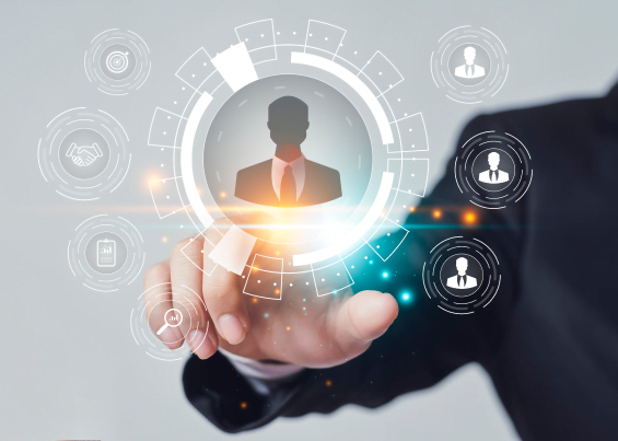 Selecting employee through digital setup